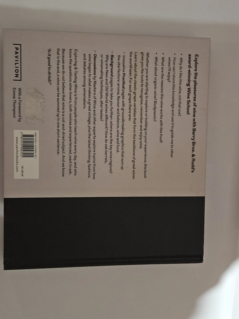 Exploring & Tasting Wine Book - Black and Multicolor